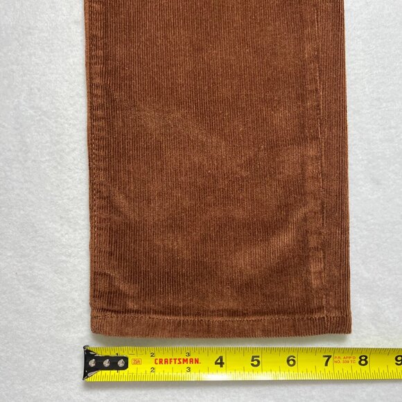 Mutual Weave Men's Brown Corduroy Relaxed Taper Stretch 5-Pocket Pants 36x32 NWT - Picture 10 of 10
